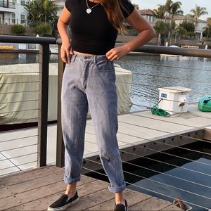 super vintage jordache back pocketless mom jeans